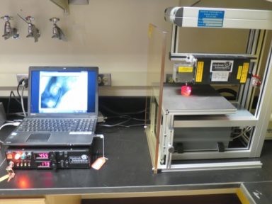 The Bench-Top LabScope in use at NYU School of Medicine for the training of cochlear implant surgeons.