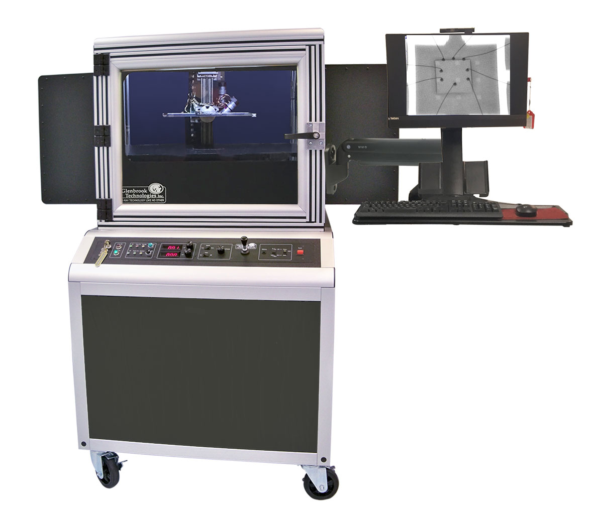 Oversize x-ray inspection system for electronics assemblies