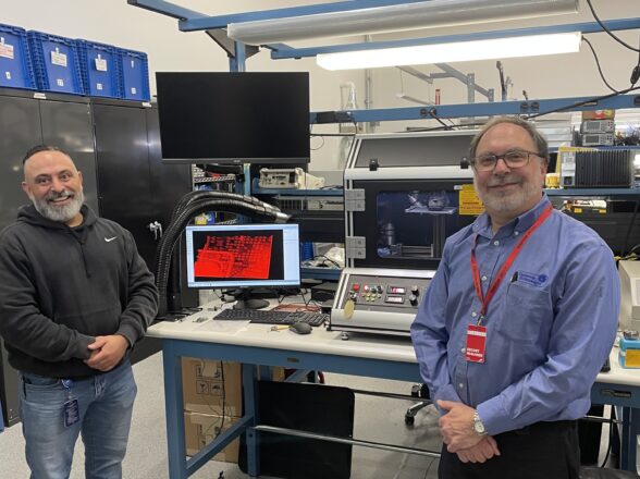 Honeybee Robotics, a Blue Origin Company, installs Glenbrook Jewel Box Ultra Compact X-ray System.